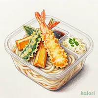 【関西】冷し天ぷらうどん
