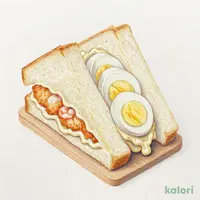 【関西】海老フライとたまごのサンド