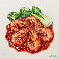 ねぎ香る旨辛ソース海老チリ