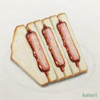 ソースハムカツサンド