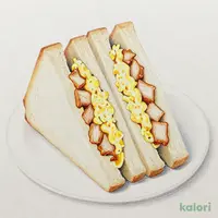 テリヤキチキンとたまごのサンド