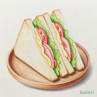 ハムレタストマトサンド