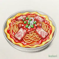 大盛　太麺！ナポリタン