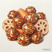 笠原将弘シェフ監修　つくねと野菜の和風甘酢あん