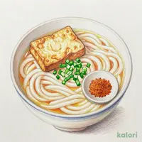 釜炊きお揚げのきつねうどん