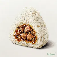 ごちむすび　漬けまぐろ（わさび醤油たれ）