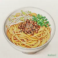 花椒の香りと2種の練り胡麻仕立て汁なし担担麺