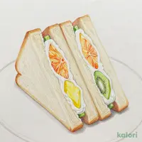 5種のフルーツミックスサンド