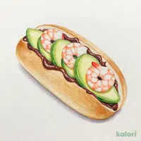 【東京都の一部・神奈川県の一部】海老とアボカドのロールサンド
