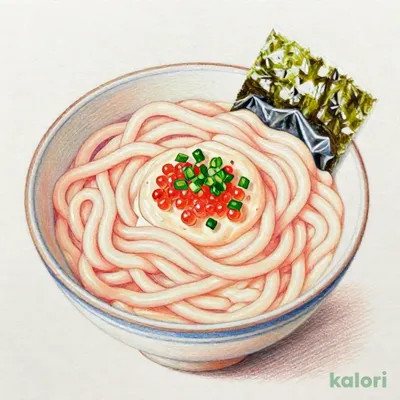 【関東・九州】まろやかなクリームで味わう　明太クリームうどん