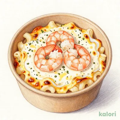 なめらかクリーミーソースの海老グラタン