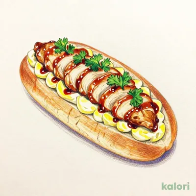 テリヤキチキンたまごコッペ