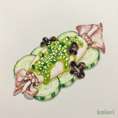 イカときゅうりのねぎ塩だれ