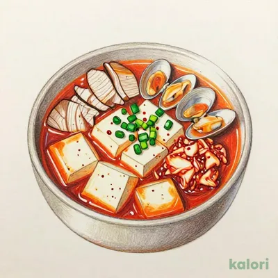 Pork, Clam, and Kimchi Spicy Sundubu Soup