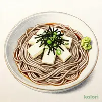 石臼挽きそば粉の冷しとろろそば