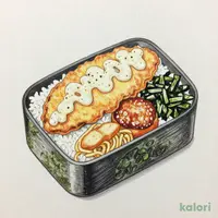 タルタル白身フライの海苔弁当