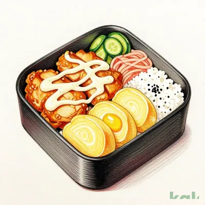 Three-Color Soboro & Chicken Nanban Bento