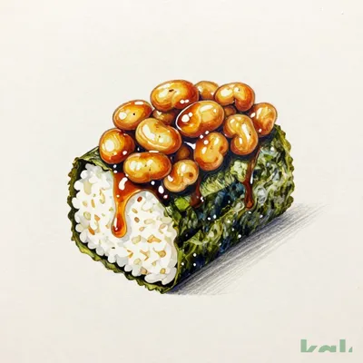 Natto Hand Roll