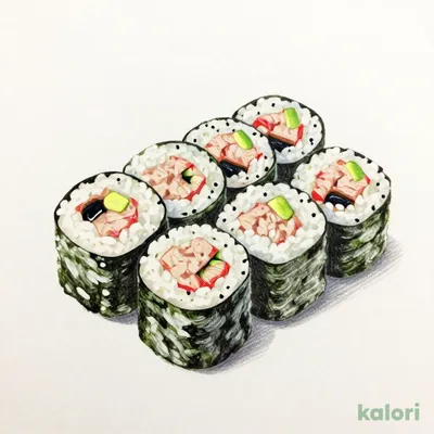 Natural Tuna Minced Sushi Rolls