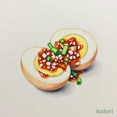 Seasoned Egg with Special Sauce