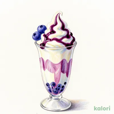 Blueberry Yogurt Frappe