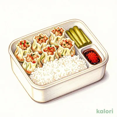 Aromatic Sesame Oil! Juicy Meat Shumai Bento