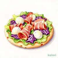 Salad Wrap with Prosciutto and Mozzarella (Kanto & Tokai)