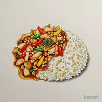 【関東の一部】オイスターの旨味広がるガパオライス(麦入りごはん )