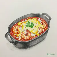 濃厚ソースとチーズの海老ドリア