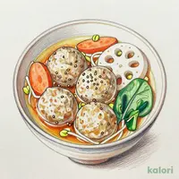 ふんわりつくねの和風スープ