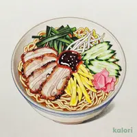 さっぱり特製醤油スープ　6種具材の冷し中華