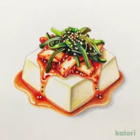 昆布とキムチのとろーり豆腐