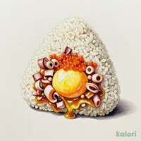 【関東】いか明太子と卵黄醤油だれおむすび
