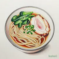 豚骨醤油　家系ラーメン