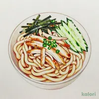 【関東・関西、中国・四国】鶏の旨みと白髪ねぎの香り 冷し鶏ねぎうどん