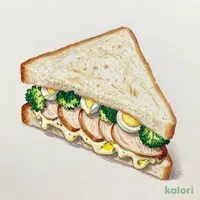 High Protein Chicken, Broccoli, and Egg Sandwich