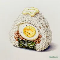 ぼんご監修 大きなおむすび 煮たまごと肉そぼろマヨ