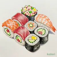 サーモン・まぐろ巻と海老・ツナサラダ巻