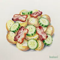 厚切りベーコンのポテトサラダ