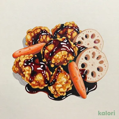 鶏肉と野菜の黒酢あん