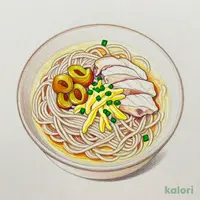 【関東、東海、中国・四国】梅と蒸し鶏のあったかそうめん