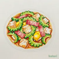 Goya (Bitter Melon) and Vegetable Chanpuru