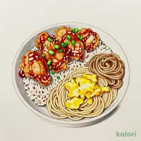 特製香味ダレの油淋鶏弁当（麦入りごはん）