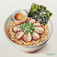 ごま油香る　冷しねぎラーメン
