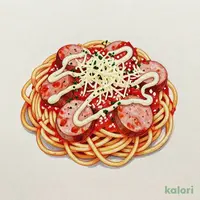 パンチョ監修　大盛　太麺！チーズナポリタン