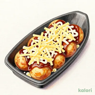 【背徳のチーズコンビニ飯】チーズに溺れた！タスケテたこ焼き