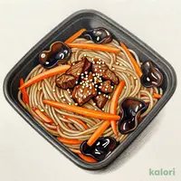 牛肉と野菜の春雨炒め