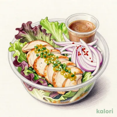 ねぎ塩チキンのパスタサラダ