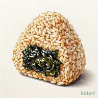 大きなおむすび　海苔佃煮