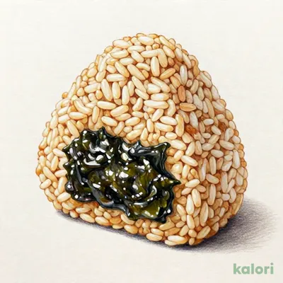 大きなおむすび　海苔佃煮